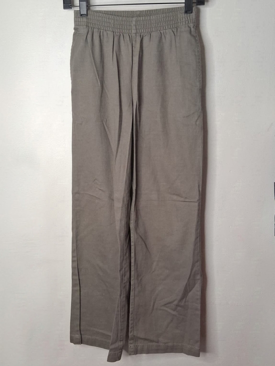 TNA Pants - TNA Aritzia Women's Pull On Straight Leg Pants Taupe Grey XXS